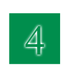 Four square, brown, green Four square, brown, green